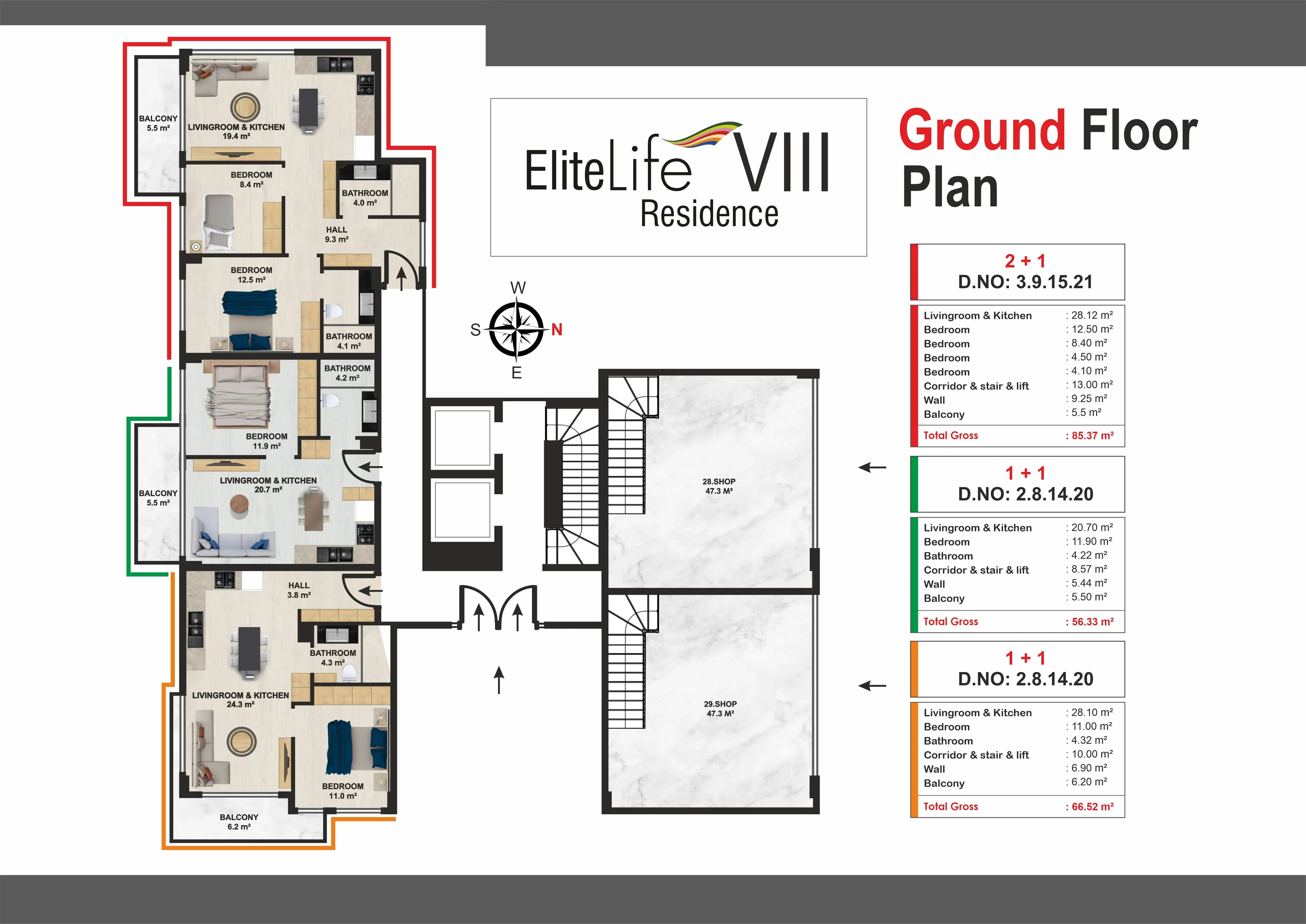 Elite Sinerji Life VIII Ground Floor Plan FloorPlan